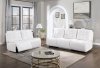 U6066 Modular Power Motion Sofa Blanche White - Global w/Options