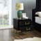 Nova Side Table 815 in Black Glass by Meridian