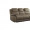 Shola Power Motion Sofa 9848BR-3PWH in Brown by Homelegance