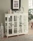 Accent Cabinet 950306 in White w/Glass Panels by Coaster