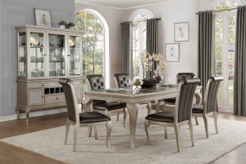 Crawford Dining Table Set 5546-84 by Homelegance w/Options [HEDS-5546-84 Crawford Set]