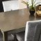 Sophia Dining Table 941 in Platinum by Klaussner w/Options