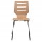 Revana Set of 4 Dining Chairs RC15NW - Natural Wood - LeisureMod