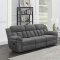 Bahrain Motion Sofa 609541 Charcoal by Coaster w/Options