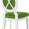 Lotus Dining Chair 747 Set of 2 Green Velvet Fabric by Meridian