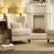 Georgia Accent Chair 1257F1S in Neutral Fabric by Homelegance