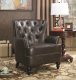 902652 Accent Chair Set of 2 in Dark Brown Leatherette by Coaste