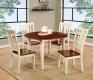 Dover II CM3326WC-RT Dining Set in White & Cherry w/Options