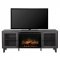 Dean Electric Fireplace Media Console Dimplex w/Logs