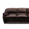 Chocolate Fabric Contemporary Sofa w/Optional Loveseat & Chair