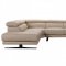 Gypsum Sectional Sofa 31020 in Taupe Half Leather by VIG