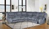 U250 Motion Sectional Sofa in Dark Gray Fabric by Global