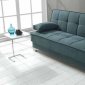 Nexo Sofa Bed Convertible in Green Fabric by Mobista