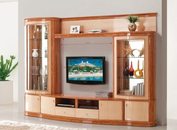 AV3068 Wall Unit in Light Cherry Two-Tone by Pantek [PKWU-AV3068]