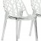 Cornelia Set of 4 Dining Chairs C18CL in Clear by LeisureMod