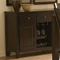 Crown Point 1372-40 Server in Merlot by Homelegance