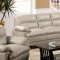 CM6917LT Winston Sofa in Taupe Bonded Leather Match w/Options