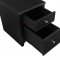 Preater 801901 3Pc Office Desk Set in Black w/Options by Coaster