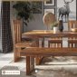 Paloma Dining Table 110561 in Rich Sienna by Coaster w/Options