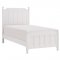 Wellsummer 4Pc Youth Bedroom Set 1803W in White by Homelegance