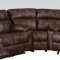 50815 Dyson Motion Sectional Sofa in Polished Microfiber by Acme