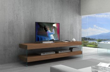 Elm TV Base in Walnut by J&M [JMTV-Elm]