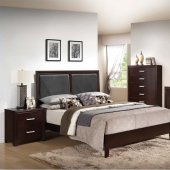 21420 3Pc Ajay Bedroom Set in Espresso by Acme w/Options