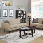 Stansall Sofa 505204 in Ivory Fabric by Coaster w/Options