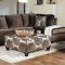 Bonaventura Sectional SM5143BR in Brown Microfiber