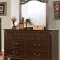 Cervantes Bedroom CM7730 in Brown Cherry w/Options