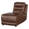 Putnam Power Motion Sectional Sofa 9405BR in Brown - Homelegance