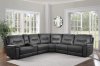 Columbus Motion Sectional Sofa 8490GRY-6LRRR by Homelegance