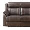 Domino Motion Sofa & Loveseat Set in Chocolate by Klaussner