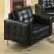 8421 Sofa in Black Bonded Leather w/Options