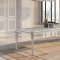 Evangeline Dining Table 107551 Silver Oak by Coaster w/Options