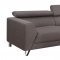 U8210 Sofa in Charcoal Fabric by Global w/Options