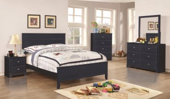 400781 Ashton Kids Bedroom 4Pc Set in Navy by Coaster w/Options [CRKB-400781 Ashton]