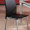 Glass Modern Dining Table w/2 Hanging Shelves & Optional Chairs