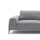 Arthur Sofa 550 in Grey Fabric by VIG