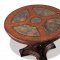 Distressed Natural Wood Dining Room Set W/Round Table