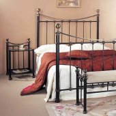 Antique Style Contemporary Metal Bed