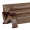 U2033-W Sofa in Walnut Bonded Leather by Global w/Options