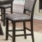 Tollerson Counter Ht Dining Set 5Pc CM3277PT in Dark Walnut