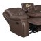 Flamenco Motion Sofa 610201 in Brown by Coaster w/Options