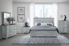 Ozark Bedroom Set 5Pc in Gray Wash by Global w/Options