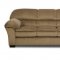 Beige Microfiber Sofa & Loveseat Set w/Optional Chair & Ottoman