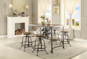 Angstrom 5429-36 Counter Height Dining Set 5Pc by Homelegance [HEDS-5429-36 Angstrom]