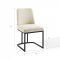 Amplify Dining Chair Set of 2 in Beige Fabric by Modway