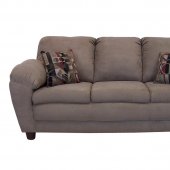 5550 Julia Sofa & Loveseat Set in Bulldozer Mocha by Chelsea