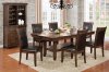 Meagan I CM3152T Dining Table in Brown Cherry w/Options